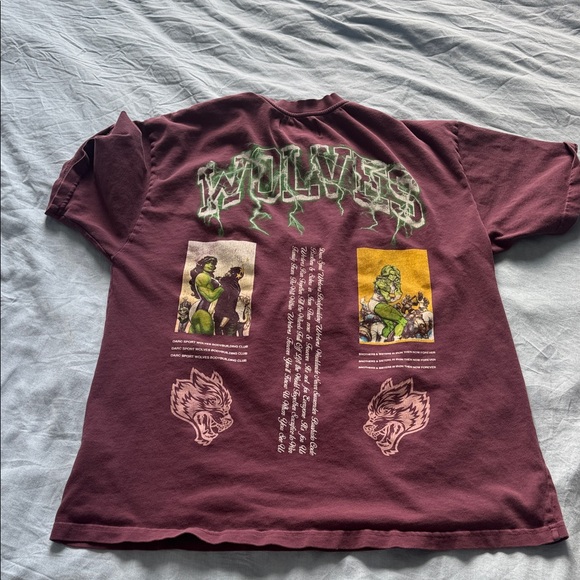 Darc Sport Maroon Short Sleeve Tee - Picture 4 of 4